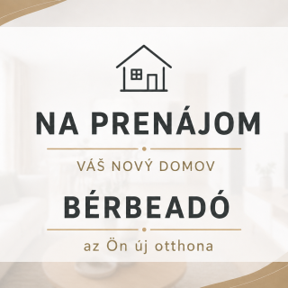 NA PRENÁJOM V KOMÁRNE DVOJIZBOVÝ BYT S BALKÓNOM VO VYHĽADÁVANEJ LOKALITE 